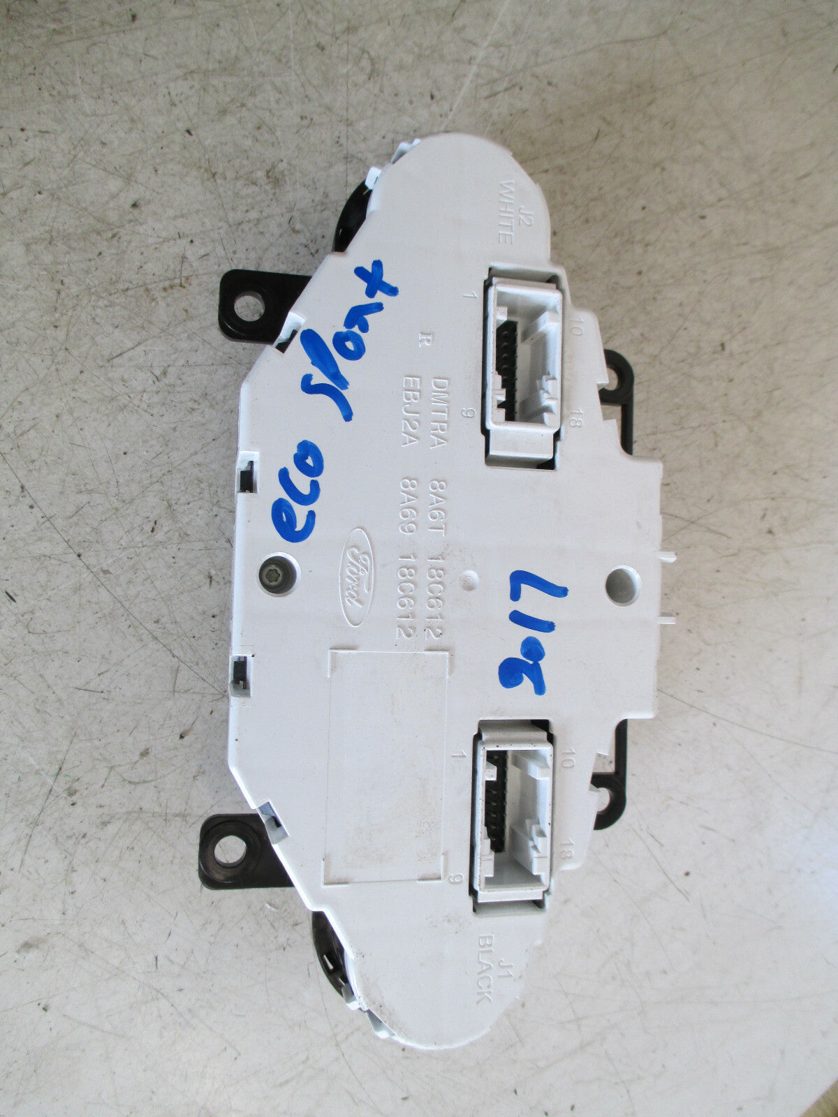 FORD ECOSPORT 2017 HEATER AC CLIMATE CONTROL SWITCH PANEL