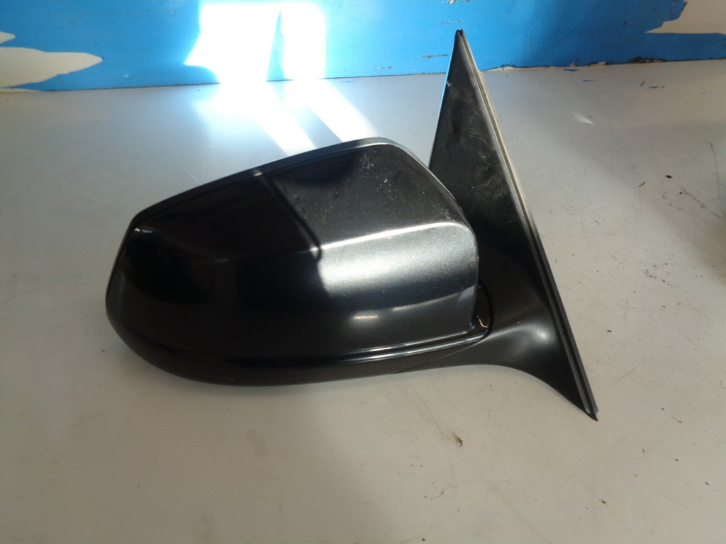 BMW 5 SERIE 2012 F10 F11 OS DRIVER SIDE ELECTRIC WING MIRROR BLACK F01531249931P