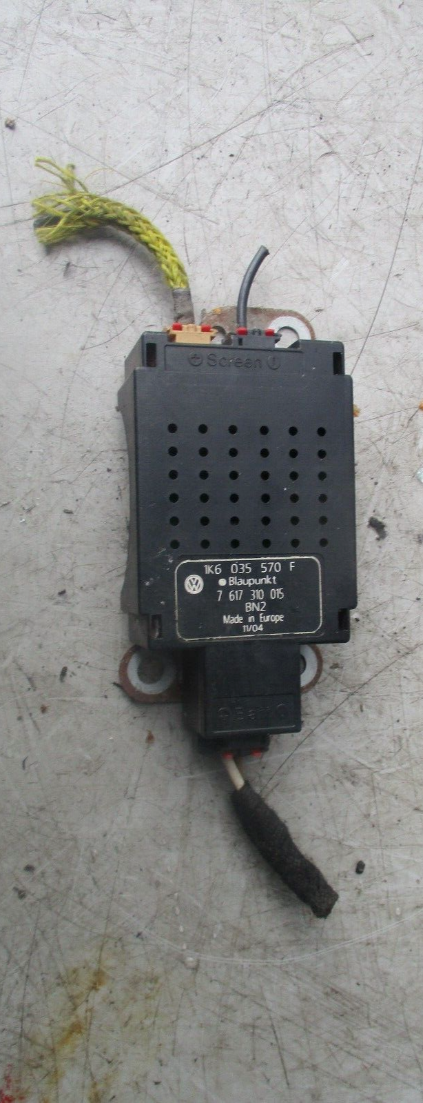 VW VOLKSWAGEN GOLF MK5 2007 ANTENNA AERIAL AMPLIFIER AMP 1K6035570F