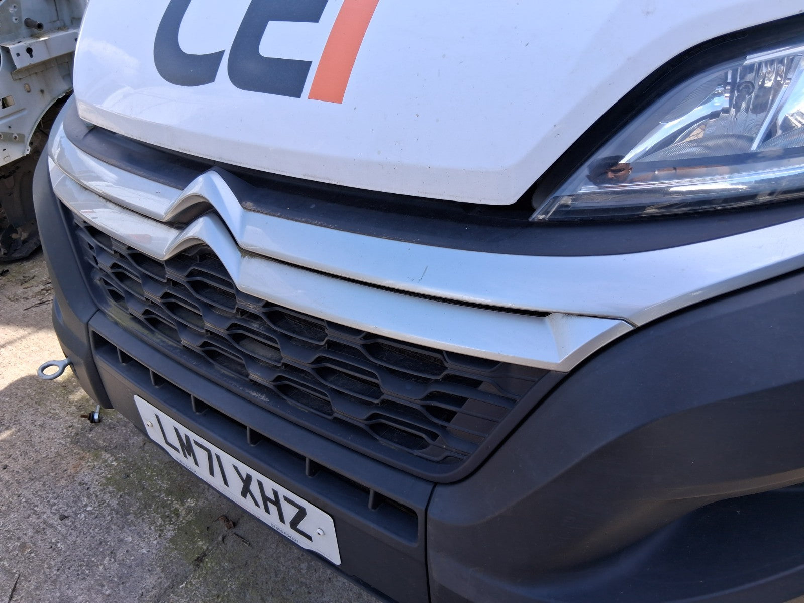 2021 CITROEN RELAY 2.2 DIESEL MK3 FACELIFT COMPLETE FRONT END WHITE