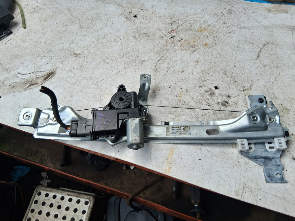 2012 PEUGEOT 3008 MK1 OSR DRIVER SIDE REAR WINDOW MOTOR REGULATOR 9682808680
