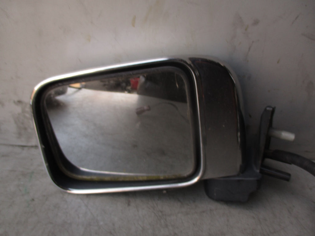 2002 NISSAN NAVARA D22 NSF PASSENGER SIDE FRONT DOOR WING MIRROR SILVER CHROME