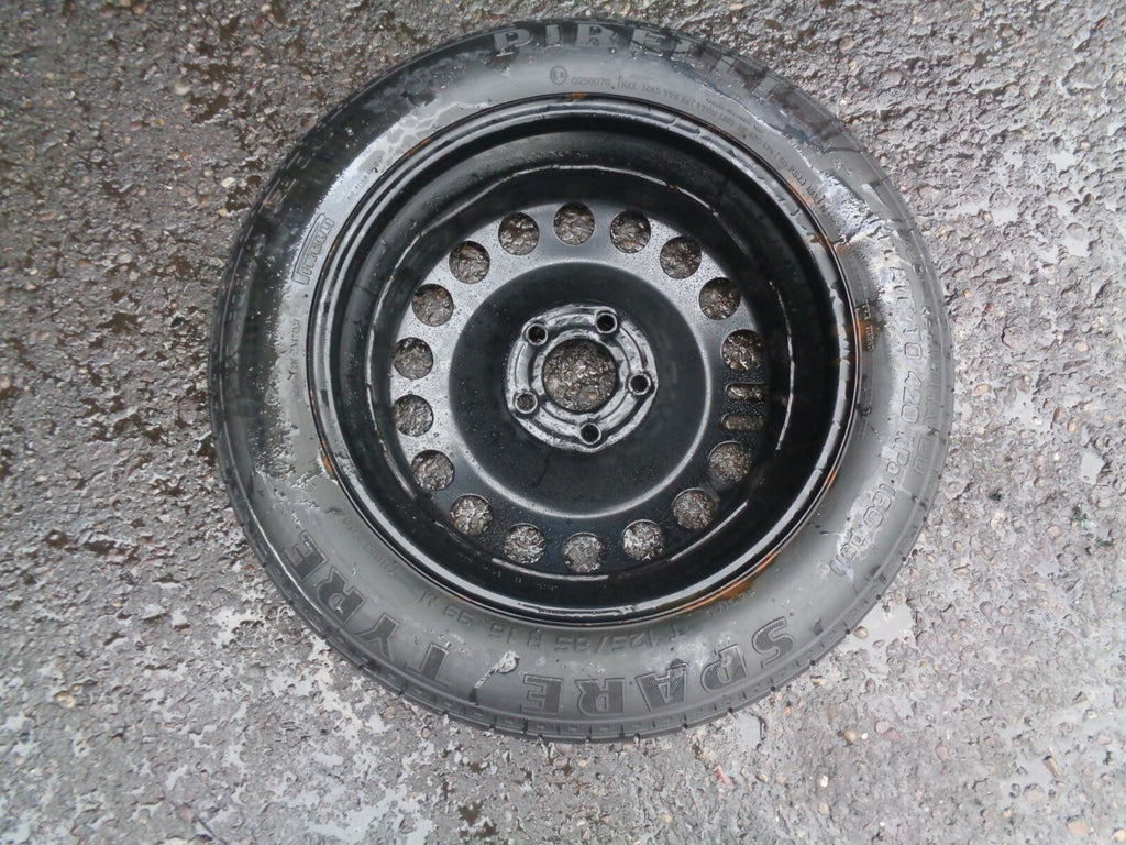 SAAB 9-3 9 3  16 INCH 5 STUDS EMERGENCY SPACE SAVER STEEL WHEEL TYRE 125/85R16