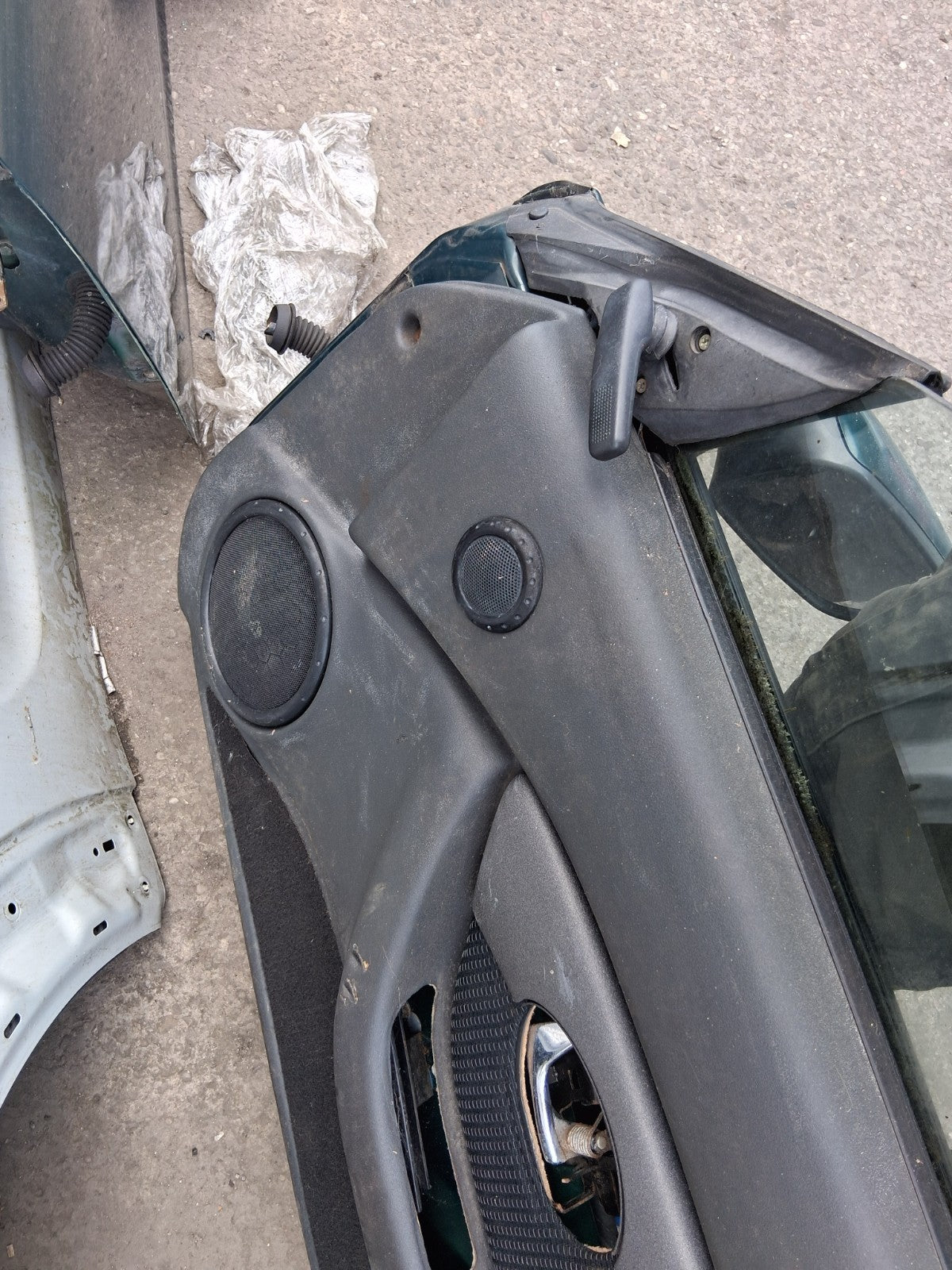 MG MGF 1996 MK1 OSF DRIVER SIDE FRONT RIGHT COMPLETE DOOR GREEN