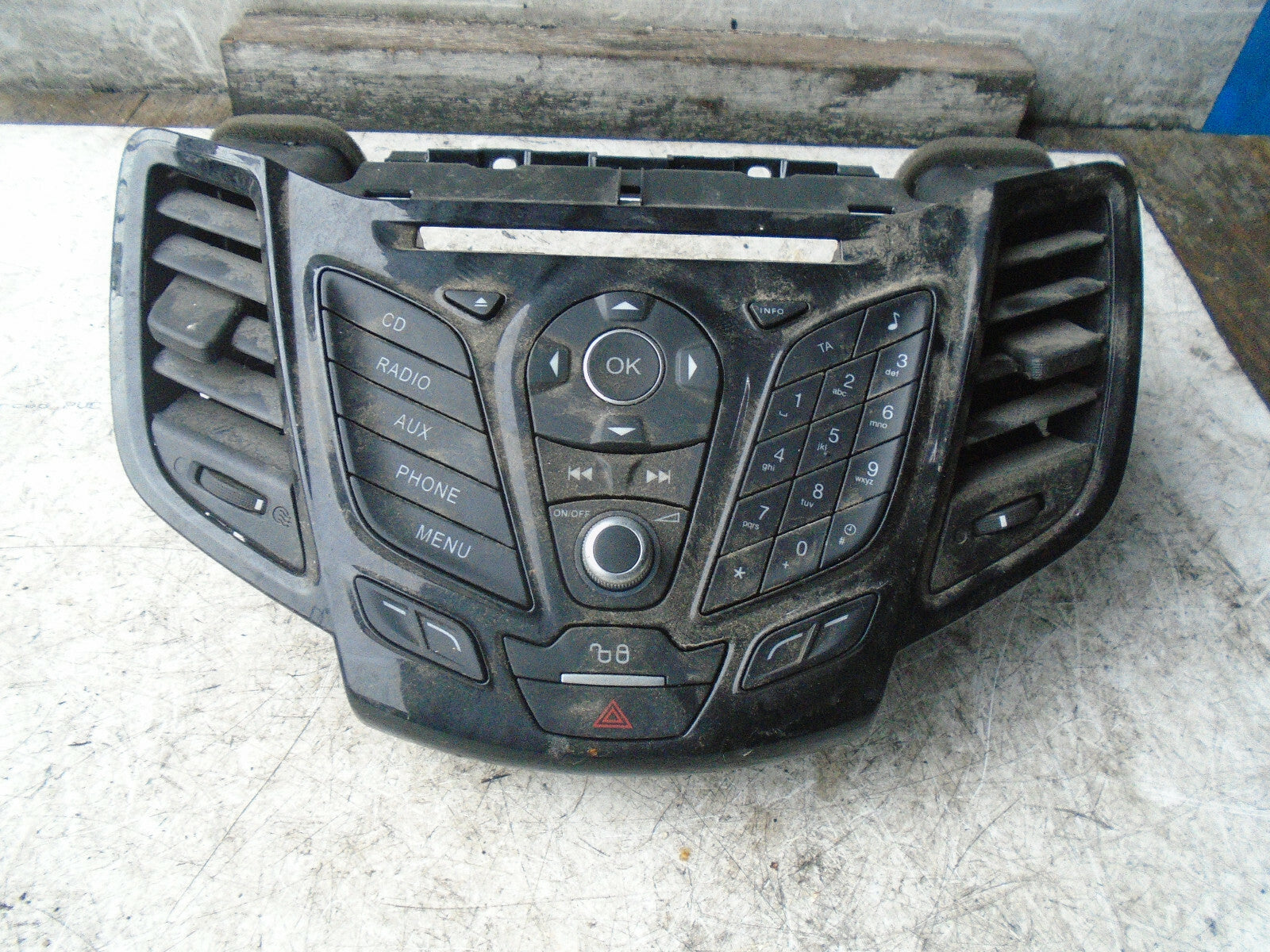 FORD FIESTA MK7 2016 AUDIO CONTROL MODULE C1BT18K811PA