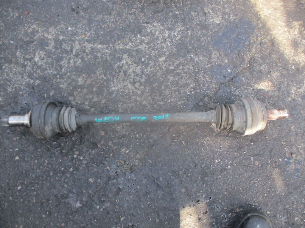 2014 MERCEDES BENZ C CLASS W204 NSR PASSENGER SIDE REAR LEFT DRIVESHAFT