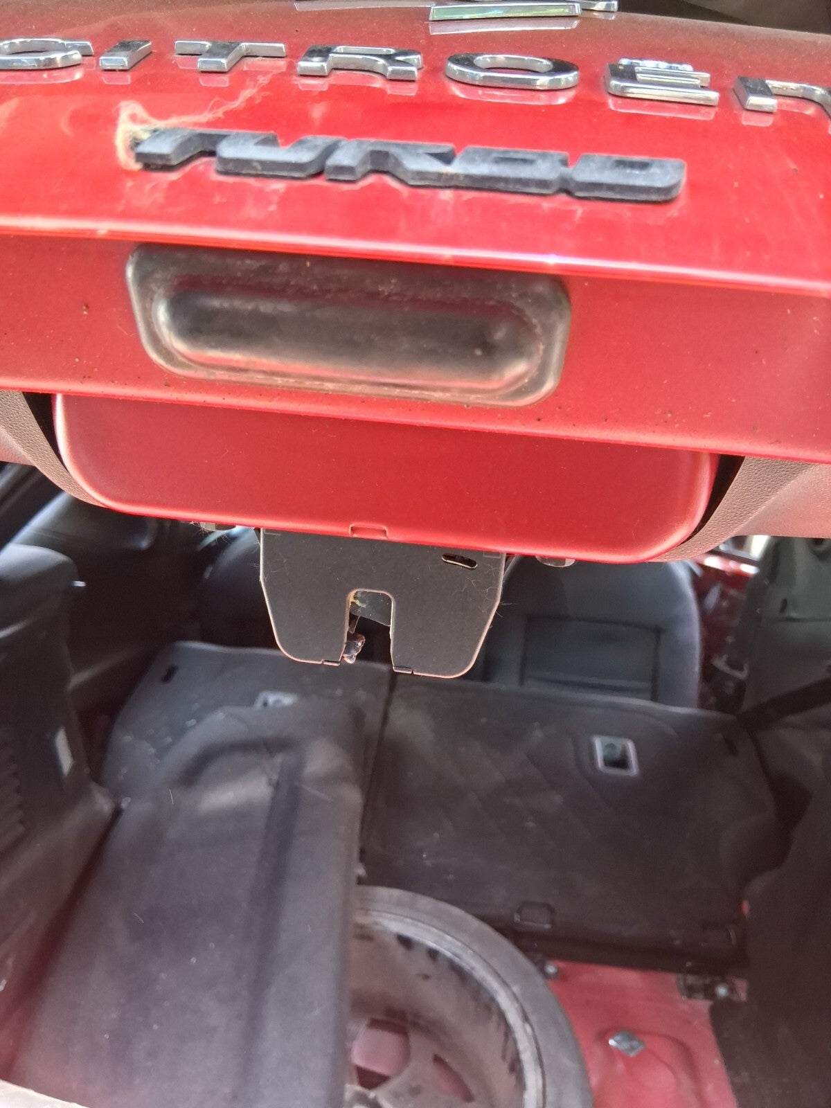 2012 CITROEN DS3 3 DOOR REAR BOOT LOCK MECHANISM