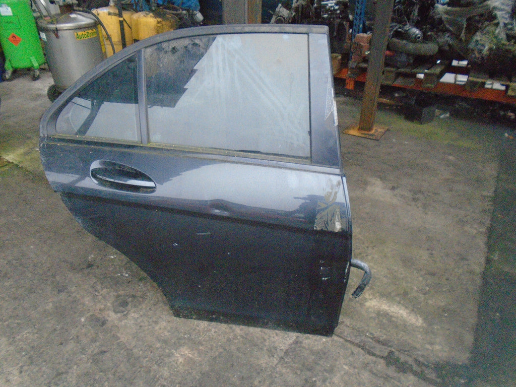 MERCEDES BENZ C CLASS W204 2012 OSR DRIVER SIDE REAR DOOR COMPLETE BLACK 183
