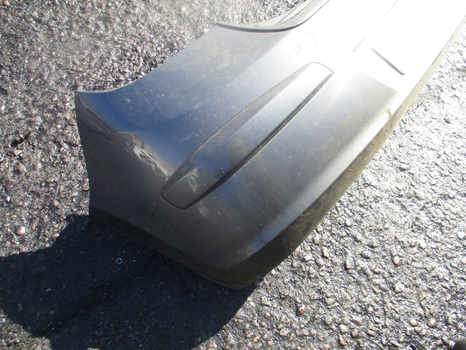 HYUNDAI I30 MK1 2009 REAR COMPLETE BUMPER STEEL GREY MET 9A