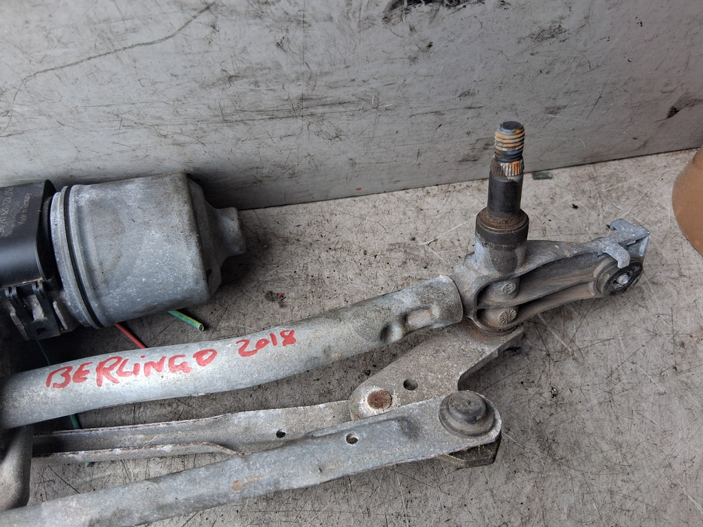 2018 CITROEN BERLINGO MK2 FRONT WINDSCREEN WIPER MOTOR & LINKAGE 9683100780