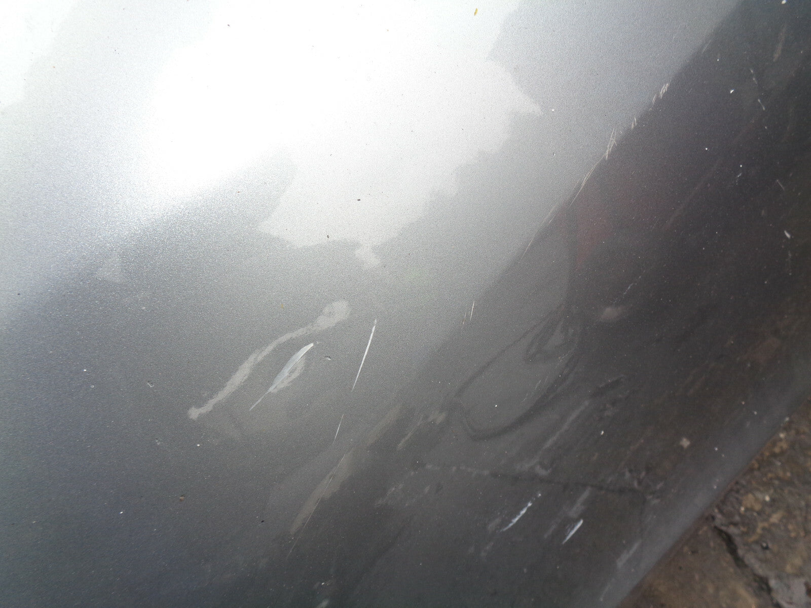 MAZDA 2 DJ MK3 2015 OSR DRIVER SIDE REAR DOOR GREY