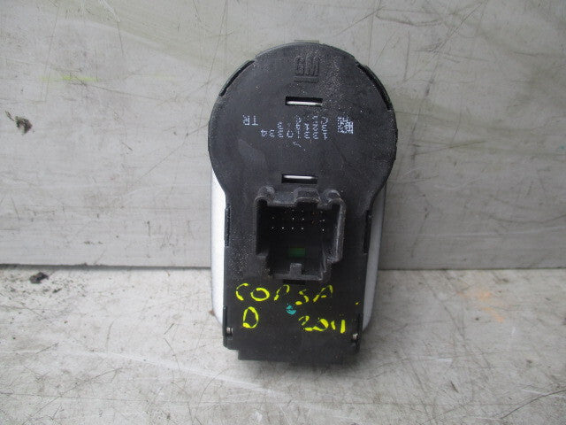 2011 VAUXHALL CORSA D HEADLIGHT CONTROL & FOG LIGHT CONTROL