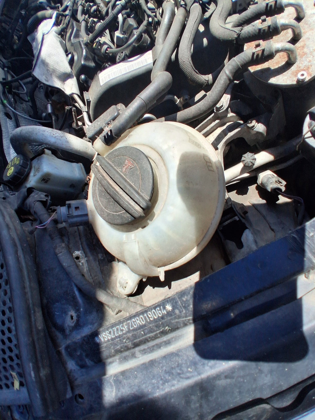 2015 SEAT LEON MK3 COOLANT WATER EXPANSION OVERFLOW TANK