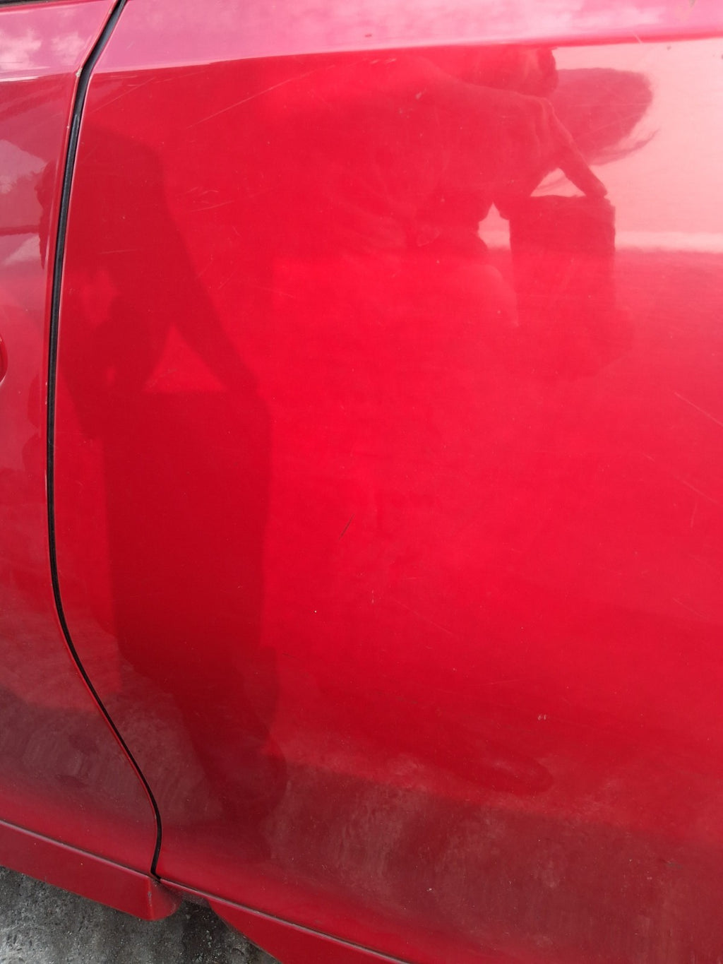 2016 HONDA CIVIC MK9 HATCHBACK NSR PASSENGER REAR LEFT BARE DOOR RED R81