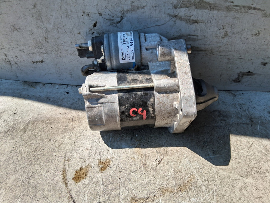 2022 CITROEN C4 STARTER MOTOR 9812715480