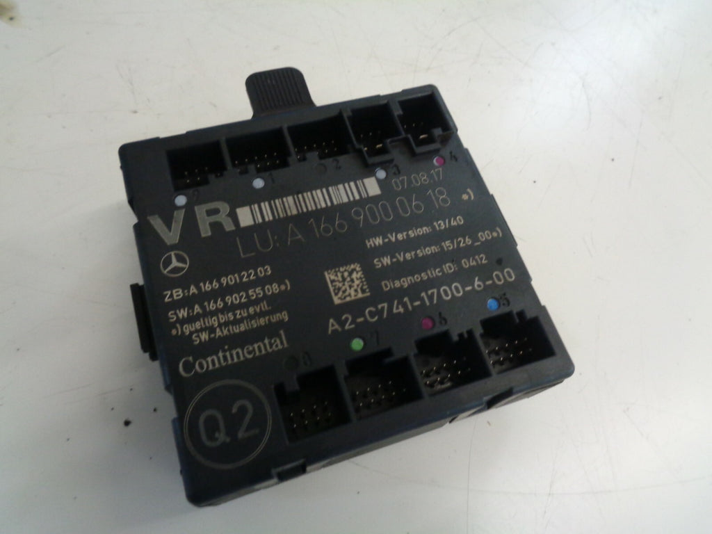 MERCEDES BENZ A-CLASS 2018 W176 200D AMG LINE OS DRIVER FRONT DOOR MODULE
