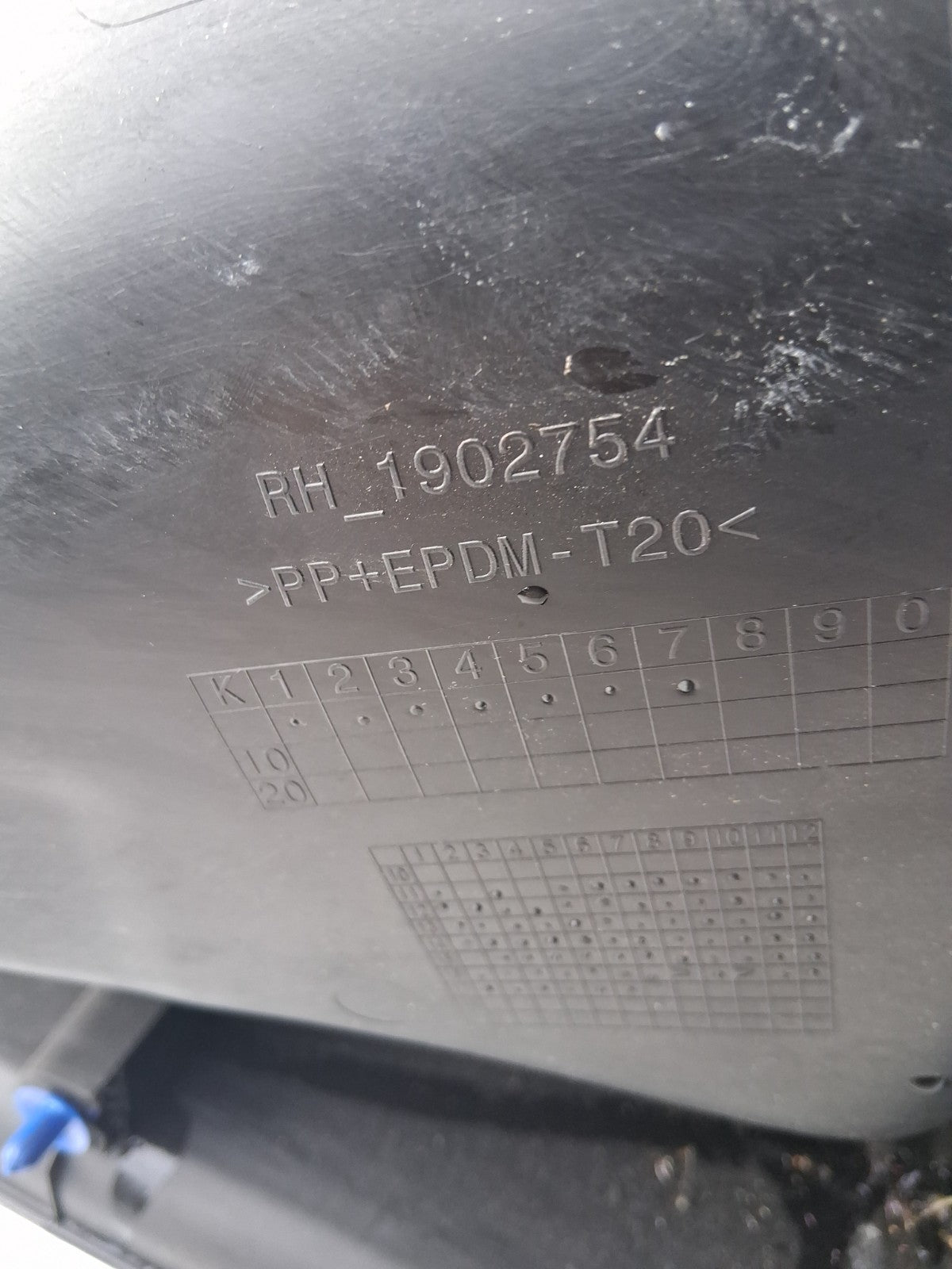 2017 VAUXHALL ZAFIRA C FRONT DRIVER RIGHT NEAR SIDE DOOR CARD TRIM 39104875