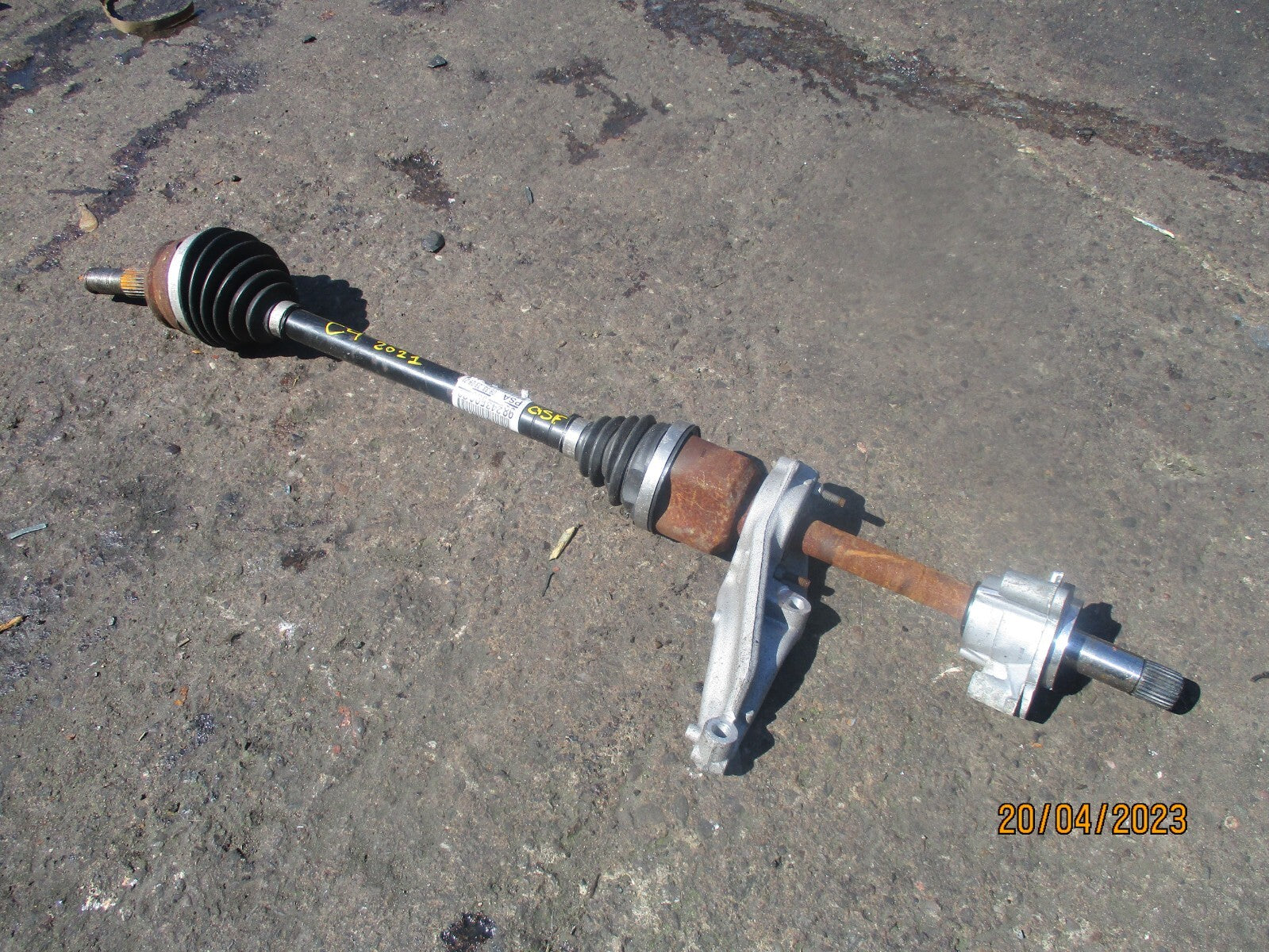 CITROEN C4 2021 1.2 PETROL OSF DRIVER SIDE FRONT MANUAL DRIVESHAFT 9824359680