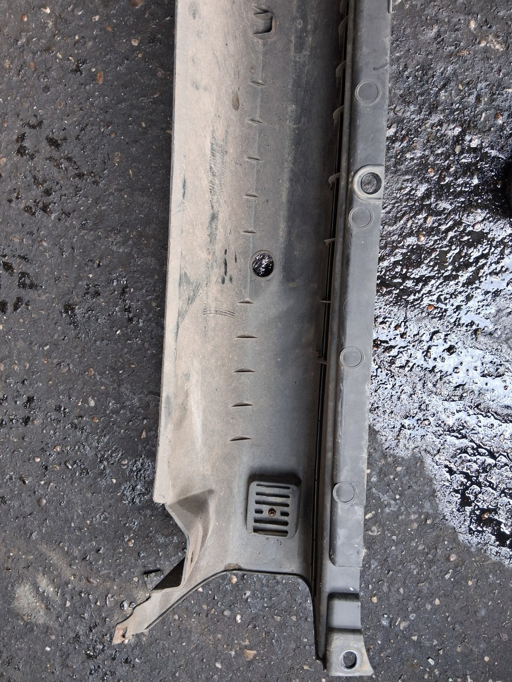 2010 FIAT DOBLO MK1 REAR BUMPER BLACK