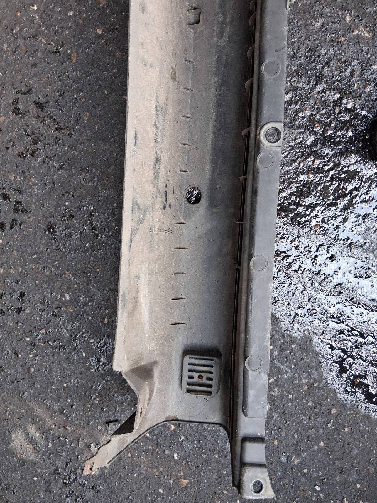 2010 FIAT DOBLO MK1 REAR BUMPER BLACK