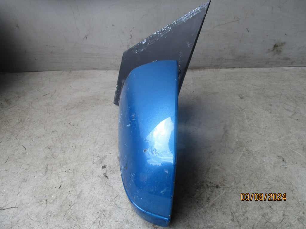 2009 PROTON SAVVY NSF PASSENGER SIDE BLUE WING MIRROR