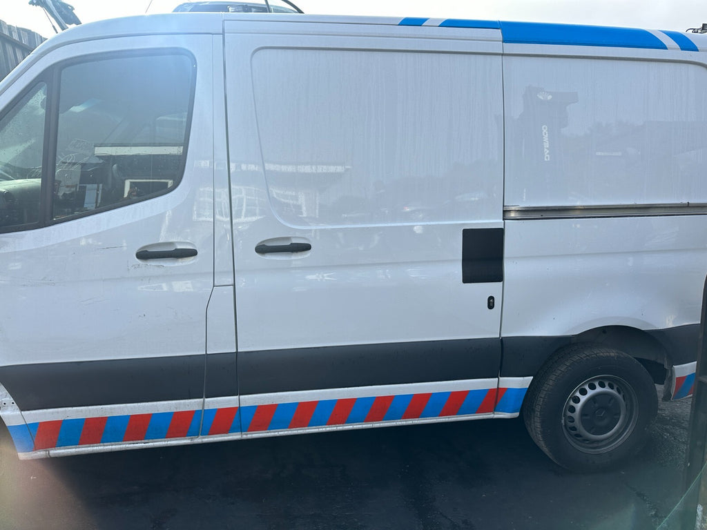 2024 MERCEDES SPRINTER W907 LOW ROOF NS PASSENGER SIDE SLIDING DOOR BARE WHITE
