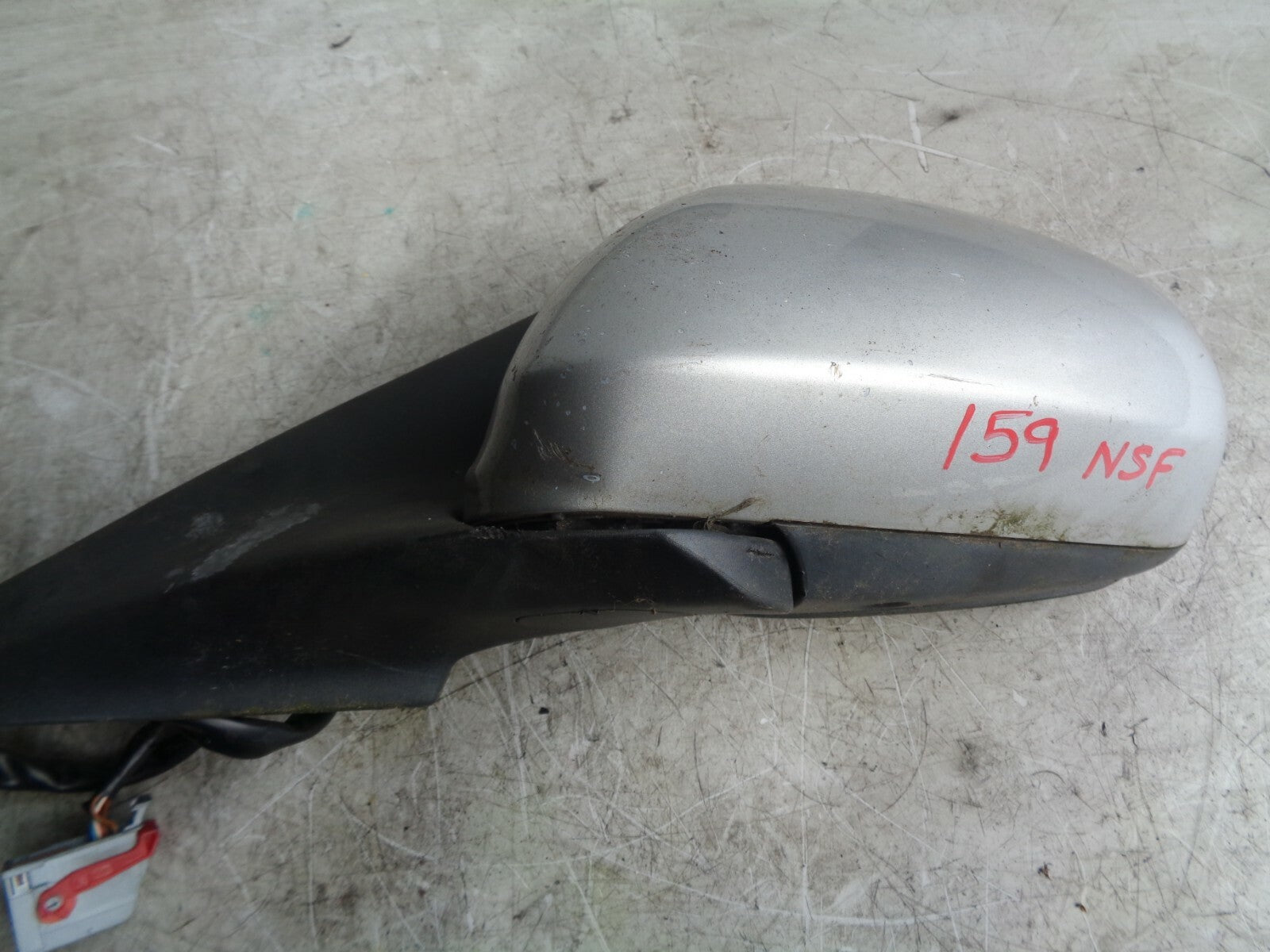ALFA ROMEO 159 2005 PASSENGER LEFT FRONT WING MIRROR SILVER E3011016