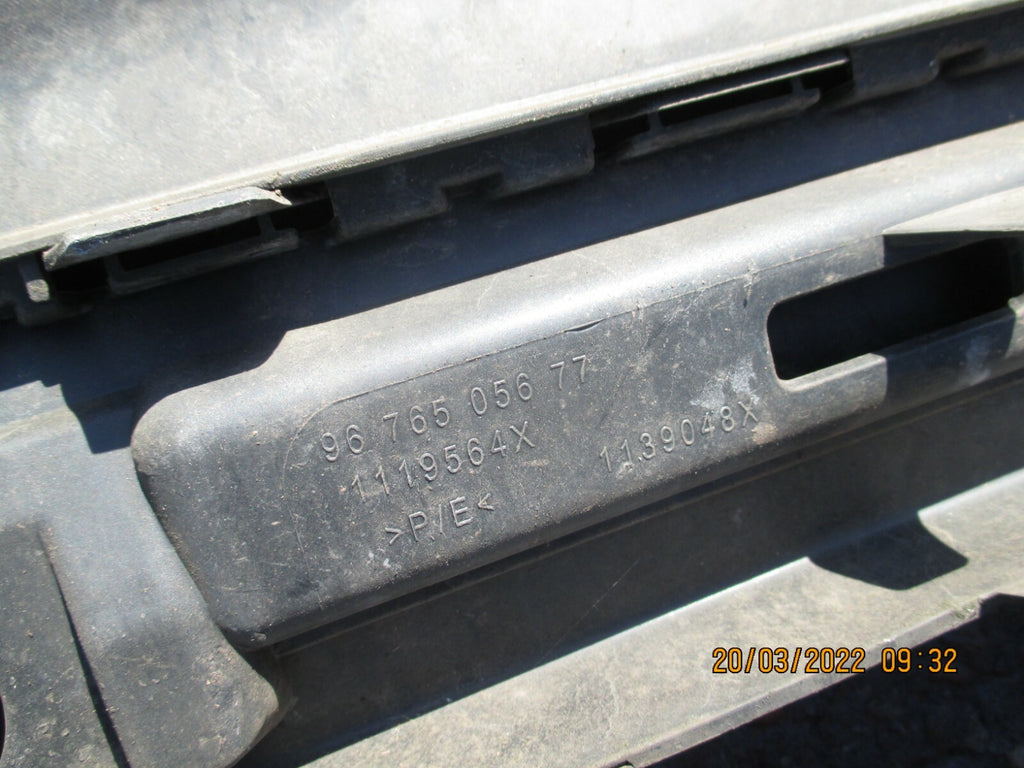 PEUGEOT 208 2011 MK1 REAR COMPLETE BUMPER BLACK