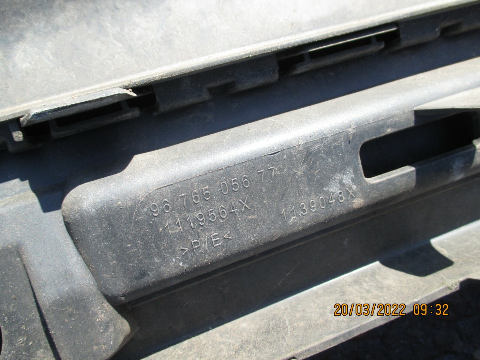 PEUGEOT 208 2011 MK1 REAR COMPLETE BUMPER BLACK