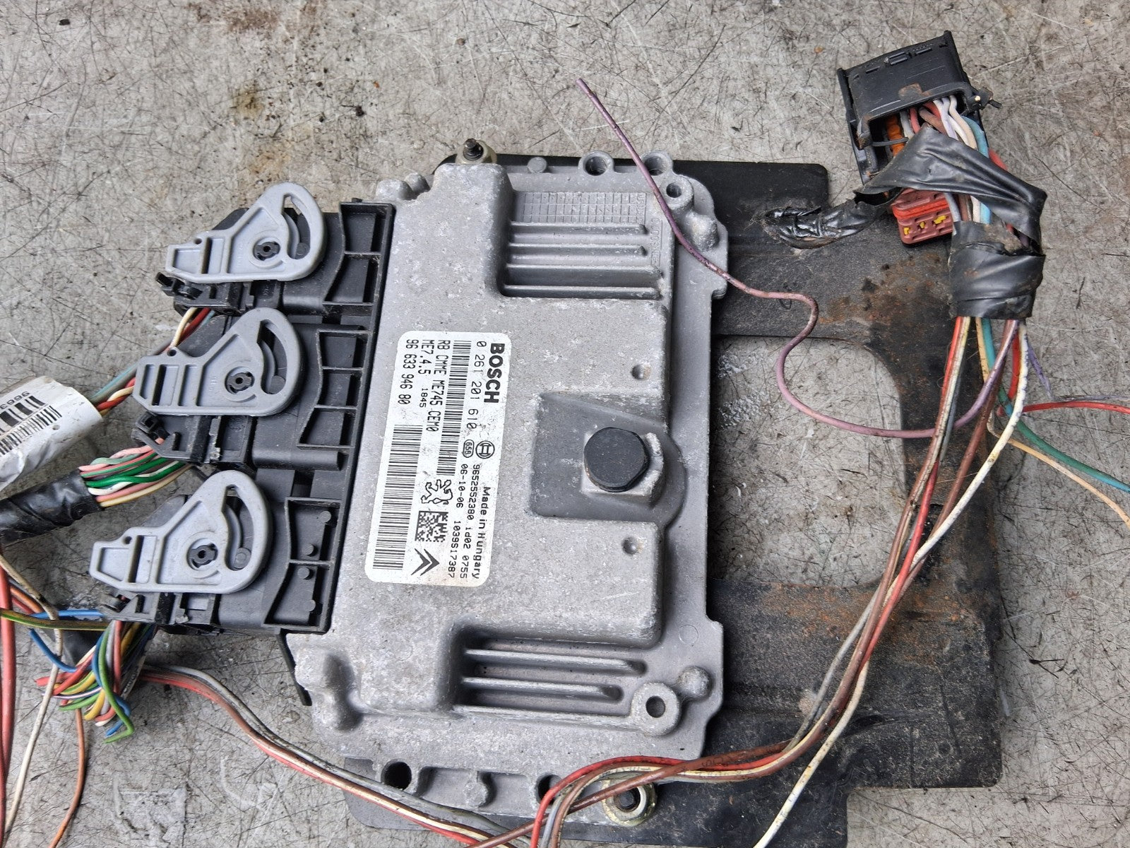 2006 PEUGEOT 307 ECU ENGINE CONTROL UNIT 9663394680