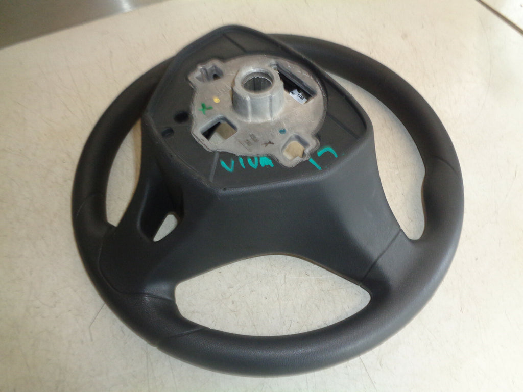 VAUXHALL VIVA 2017 3 SPOKE MULTI FUNCTION STEERING WHEEL 94525829