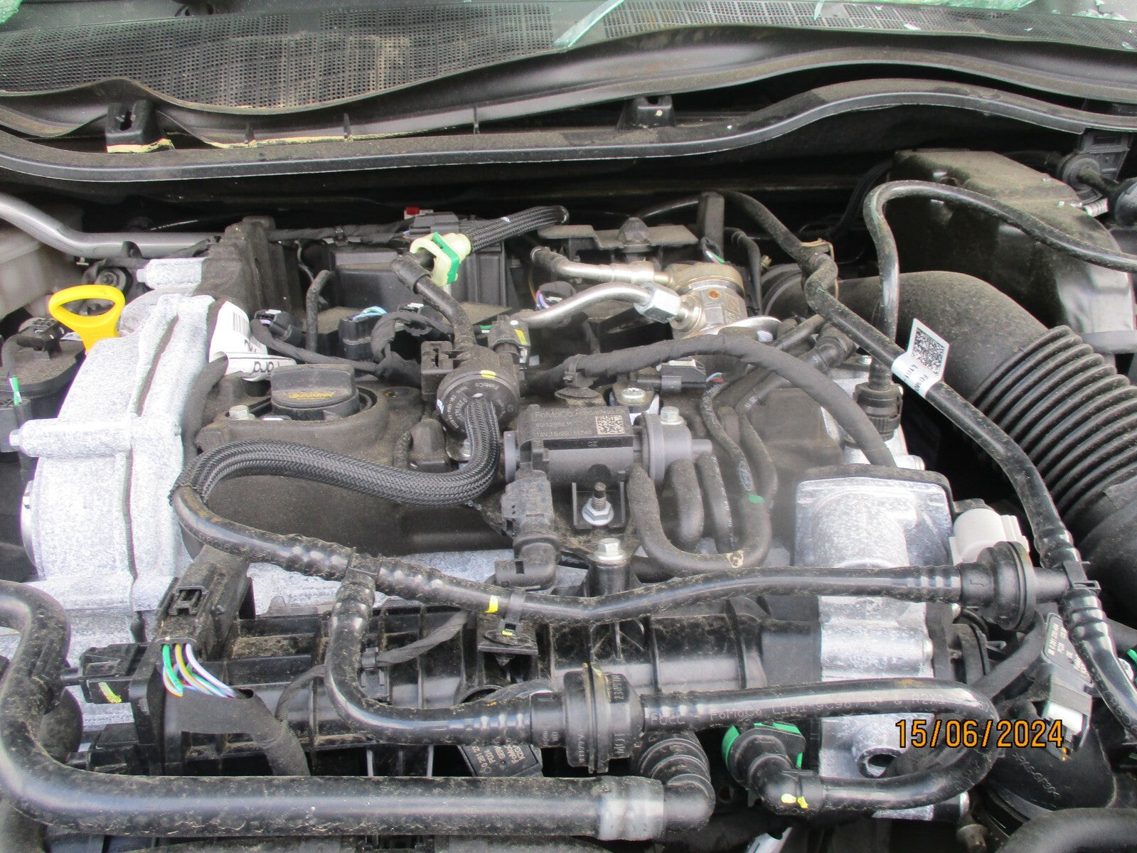 FORD FIESTA MK8 2023 1.0 PETROL ECOBOOST HYNRID BARE ENGINE B7JA