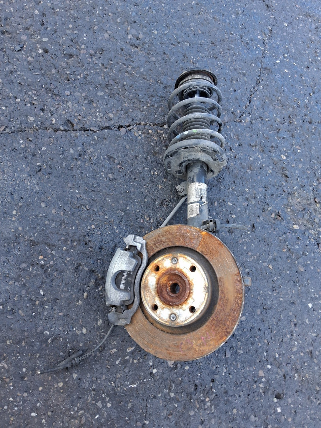 2021 CITROEN C3 MK3 1.2 PETROL MANUAL NS PASSENGER SIDE FRONT LEG SHOCK HUB