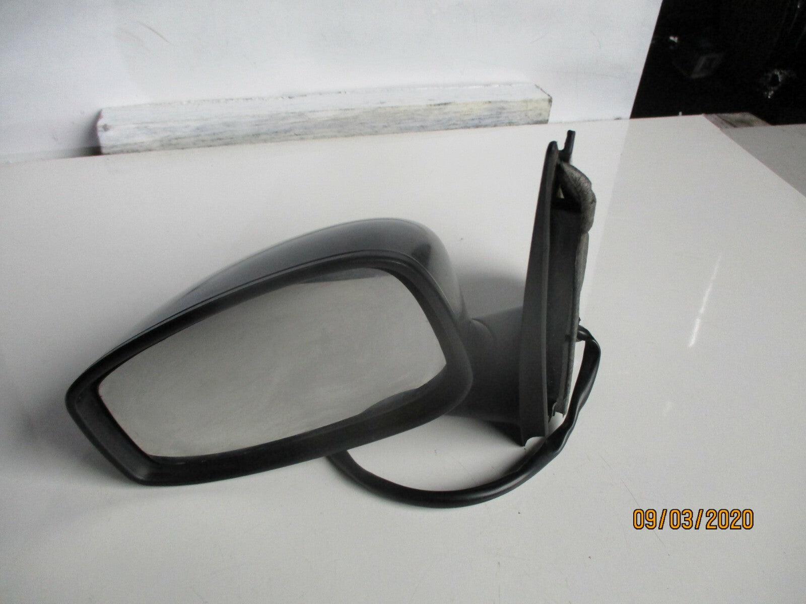 FIAT STILO 2005 NS PASSENGER SIDE ELECTRIC DOOR WING MIRROR BLACK E30158459