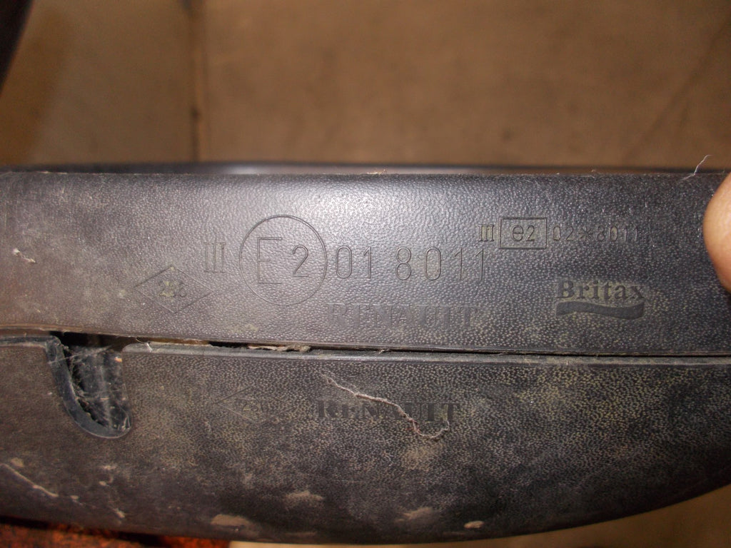 RENAULT CLIO MK2 OS DRIVER SIDE MANUAL WING MIRROR BLACK