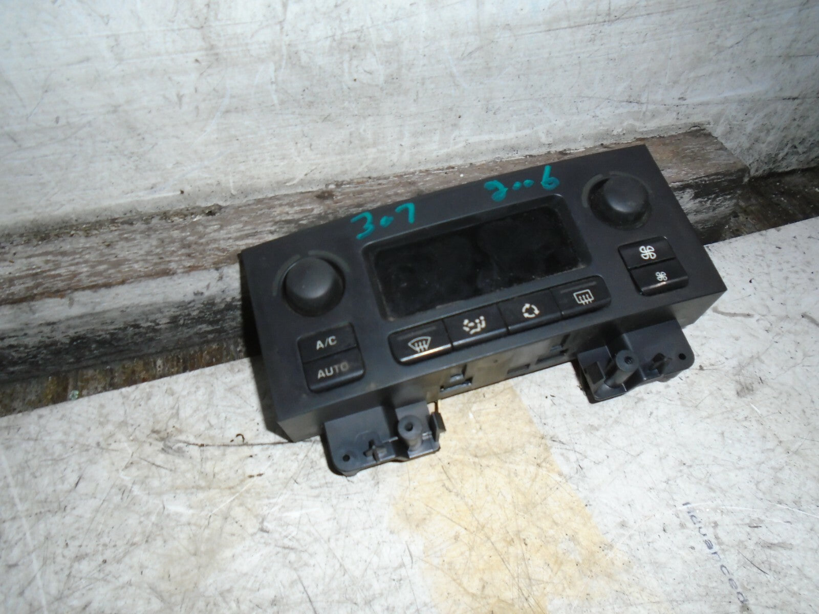 PEUGEOT 307 2006 HEATER AC CLIMATE CONTROL SWITCH PANEL 9646627977