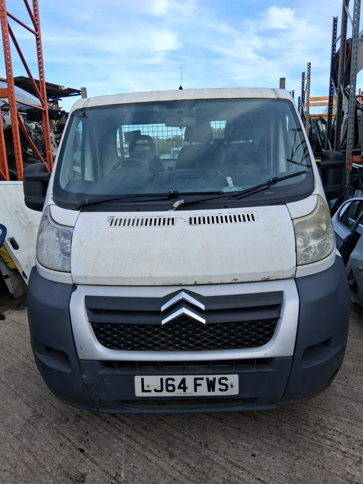 2014 CITROEN RELAY MK3 NSF PASSENGER SIDE FRONT BUMPER CORNER