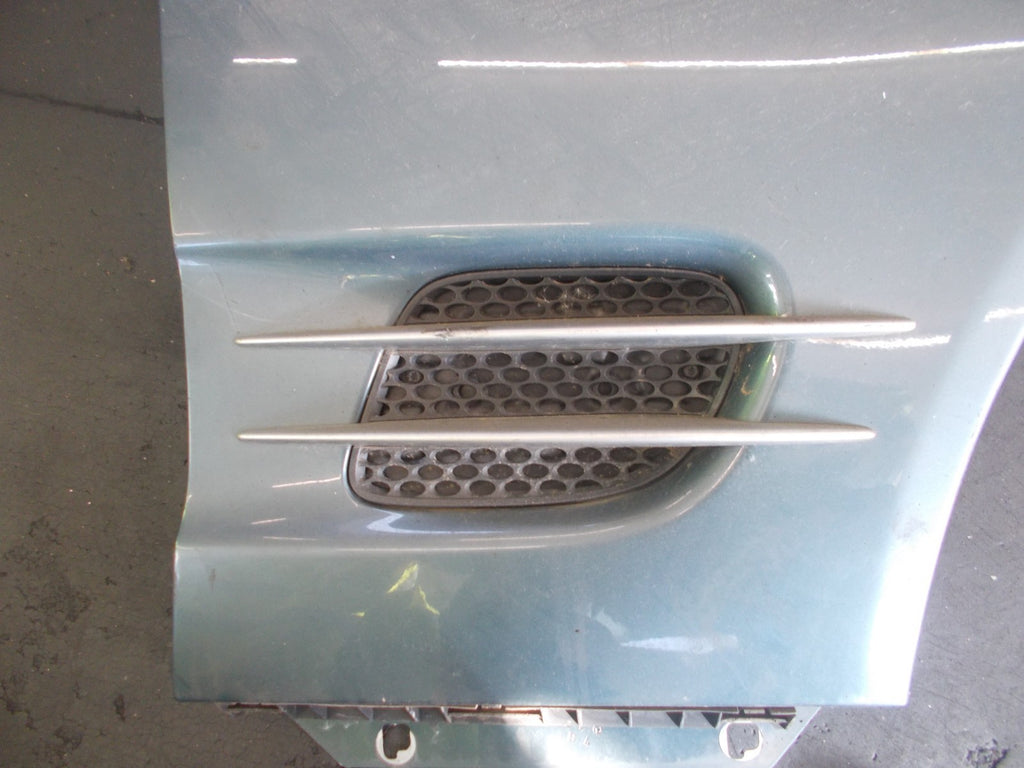 MERCEDES SL R230 2001-2008 OS DRIVER SIDE WING PANEL WITH GRILL BLUE