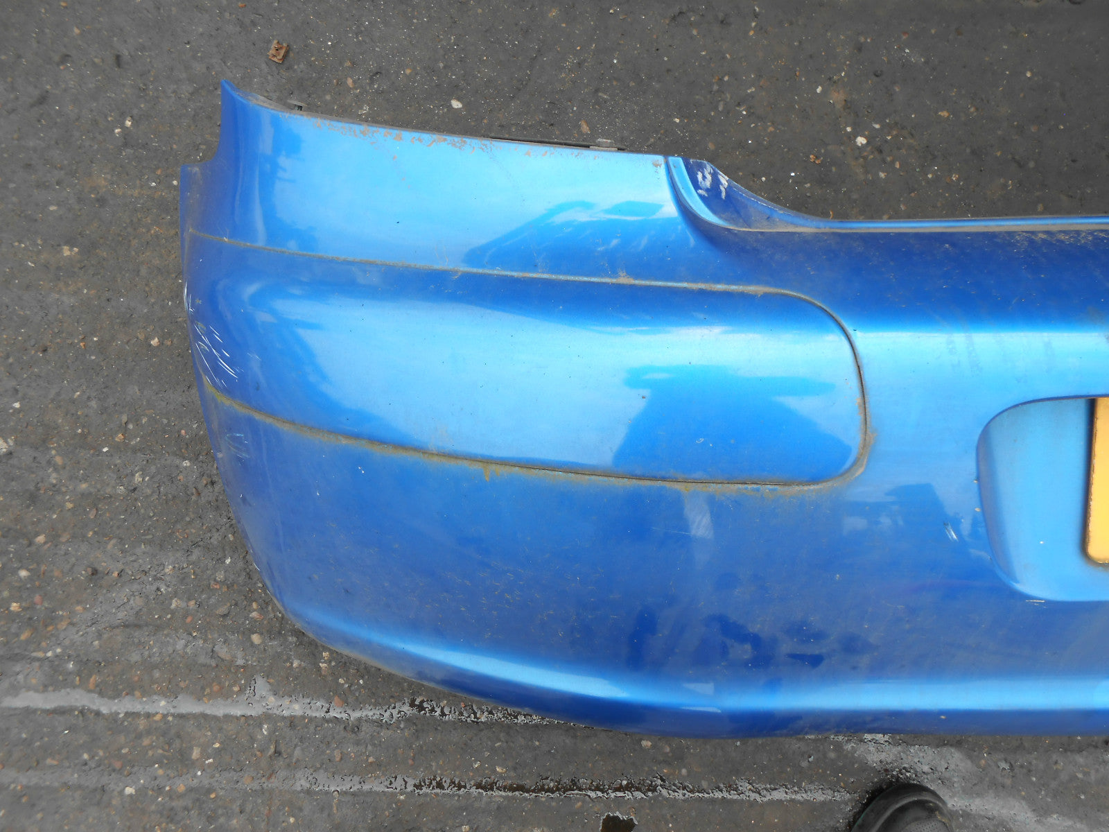 PEUGEOT 307 2004 PRE FACELIFT COMPLETE REAR BUMPER BLUE