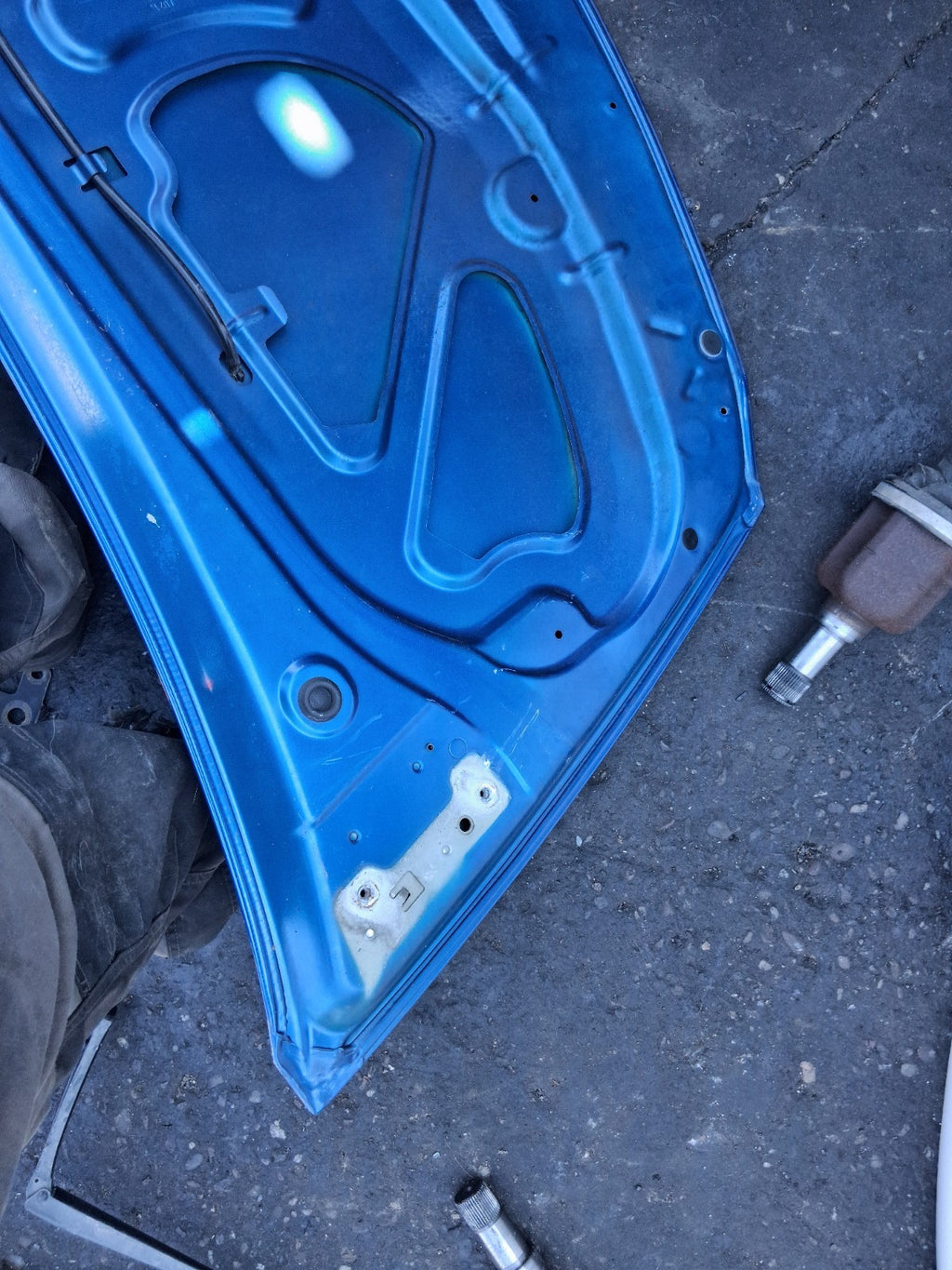 2008 RENAULT CLIO MK3 FRONT BONNET HOOD PANEL BLUE