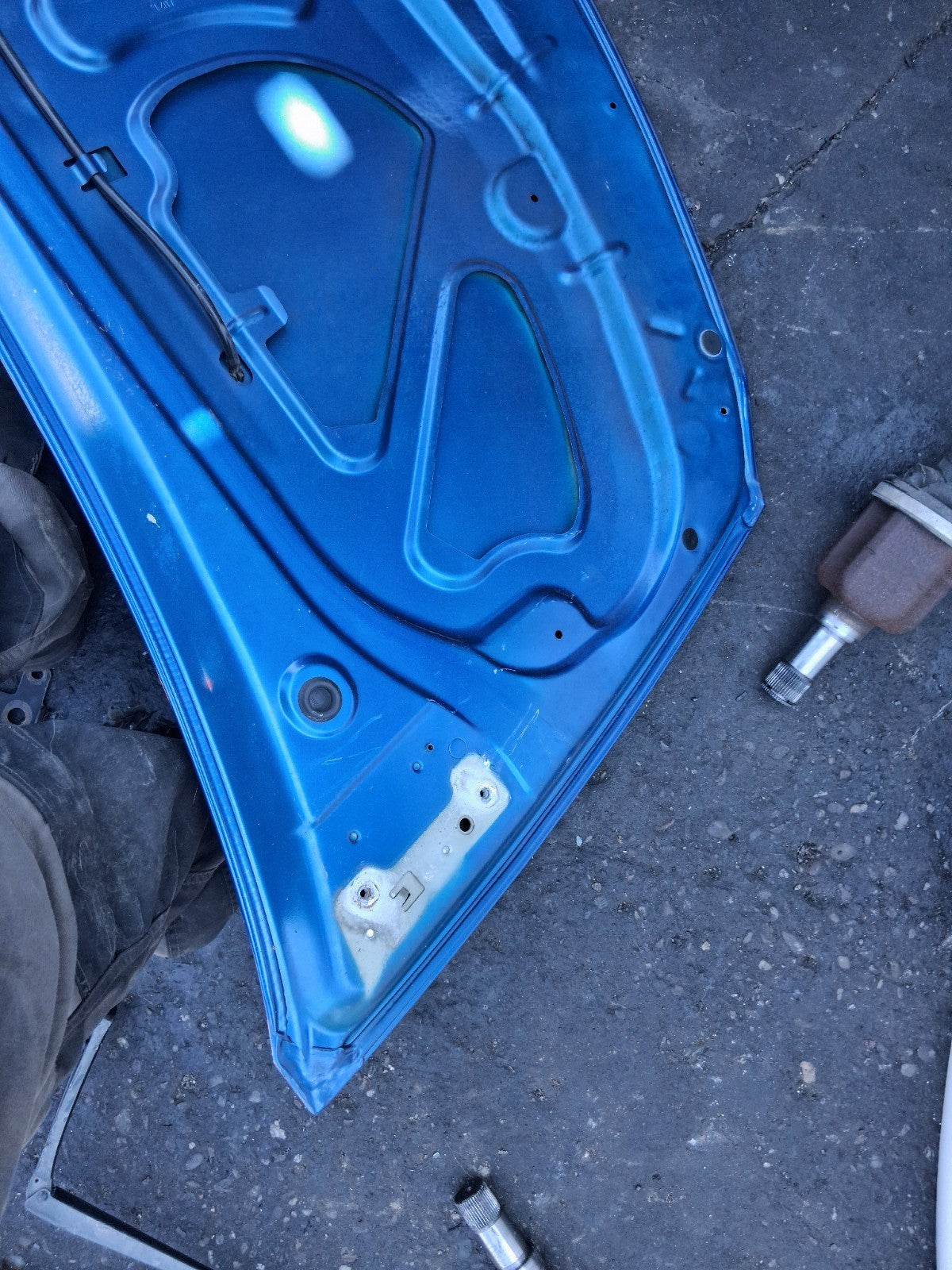 2008 RENAULT CLIO MK3 FRONT BONNET HOOD PANEL BLUE