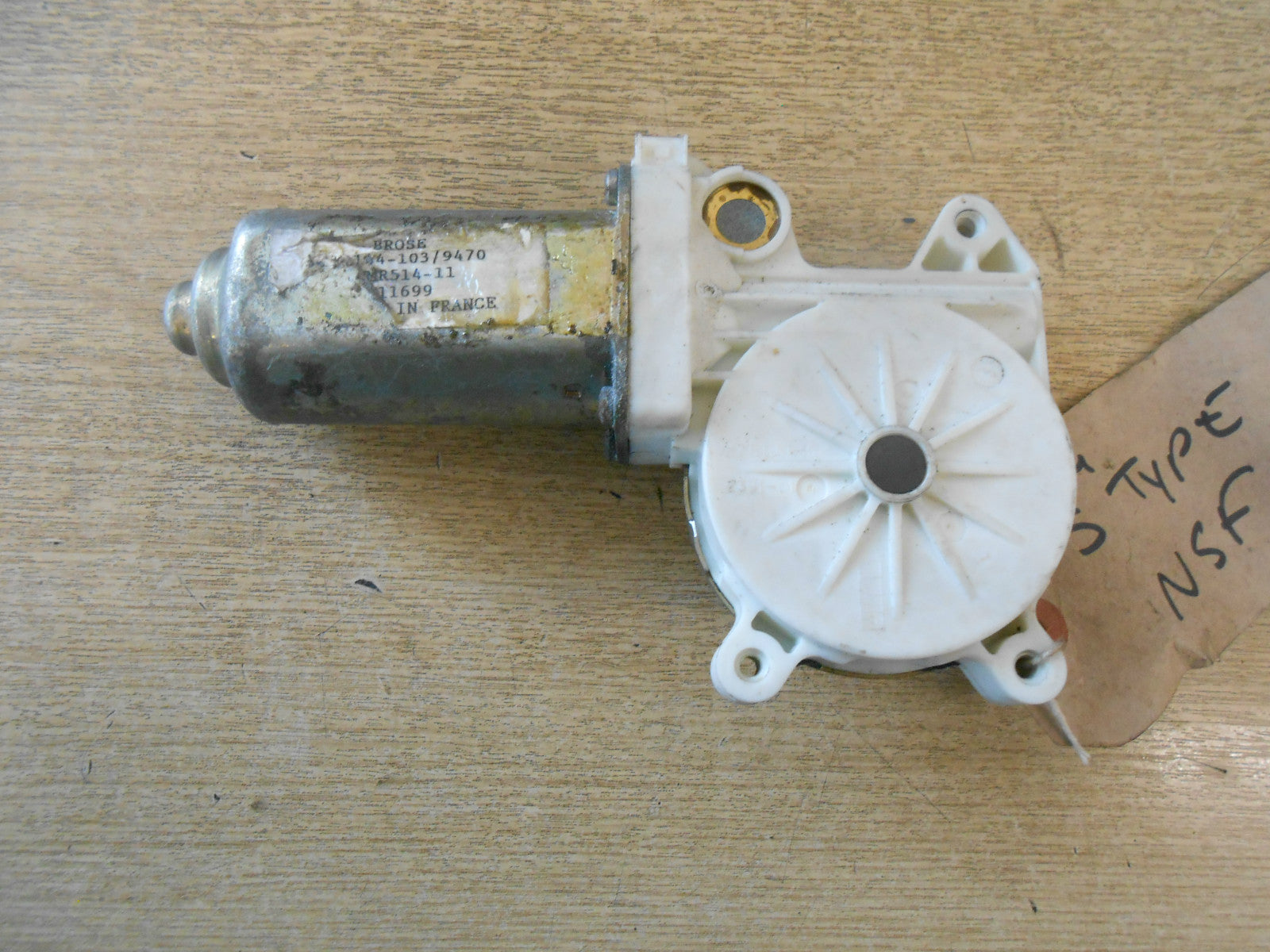 JAGUAR S TYPE CCX 2003 SALOON NSR PASSENGER SIDE REAR ELECTRIC WINDOW MOTOR