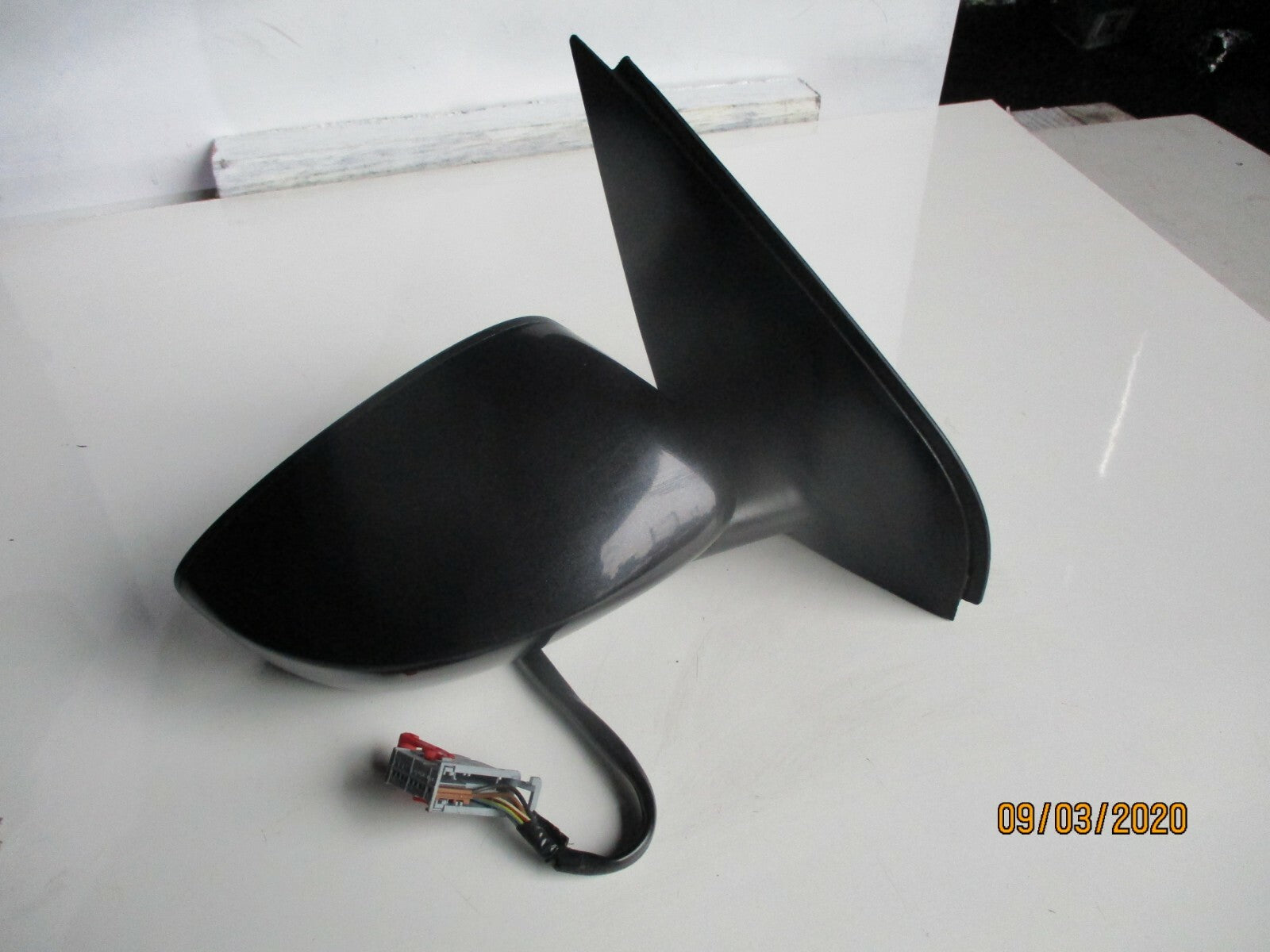 FIAT STILO 2005 OS DRIVER SIDE ELECTRIC DOOR WING MIRROR ASSEMBLY BLACK