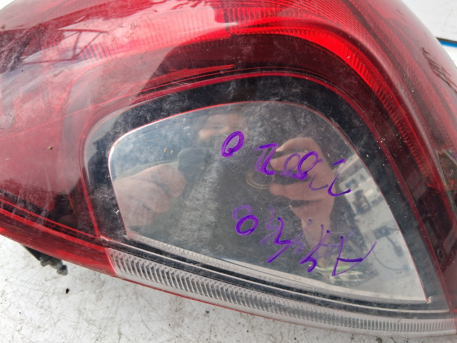 2016 PEUGEOT 108 CITROEN C1 OSR DRIVER SIDE REAR RIGHT TAIL LIGHT LAMP