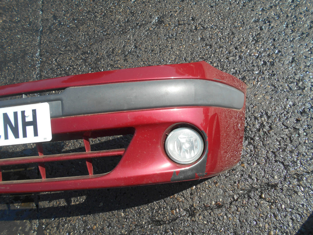 RENAULT SCENIC MK1 2000 FRONT BUMPER & FOG LIGHTS BURGUNDY