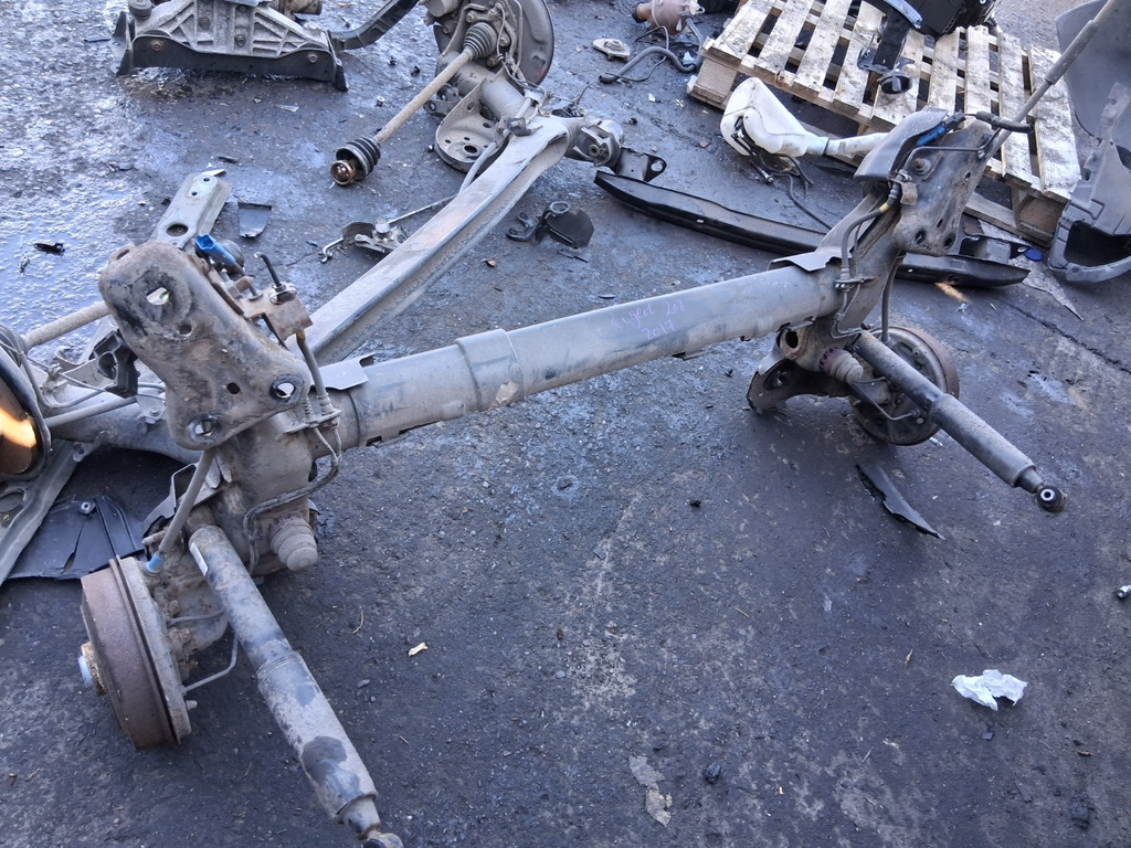 2012 PEUGEOT 208 COMPLETE REAR AXLE DISC TYPE