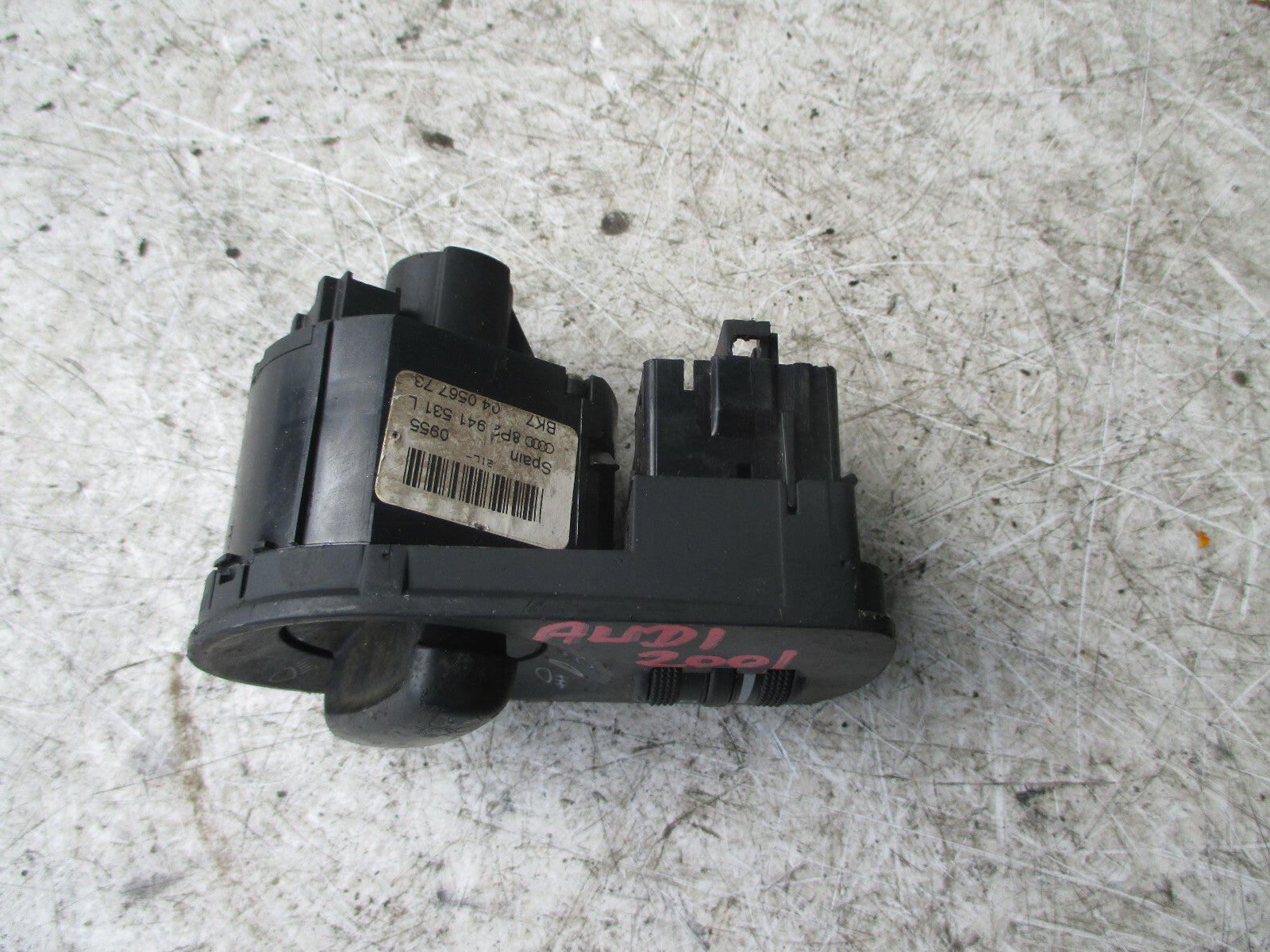 AUDI A1 A3 2001 HEADLIGHT FOG LIGHT AIM CONTROL SWITCH BUTTON 8P0919094