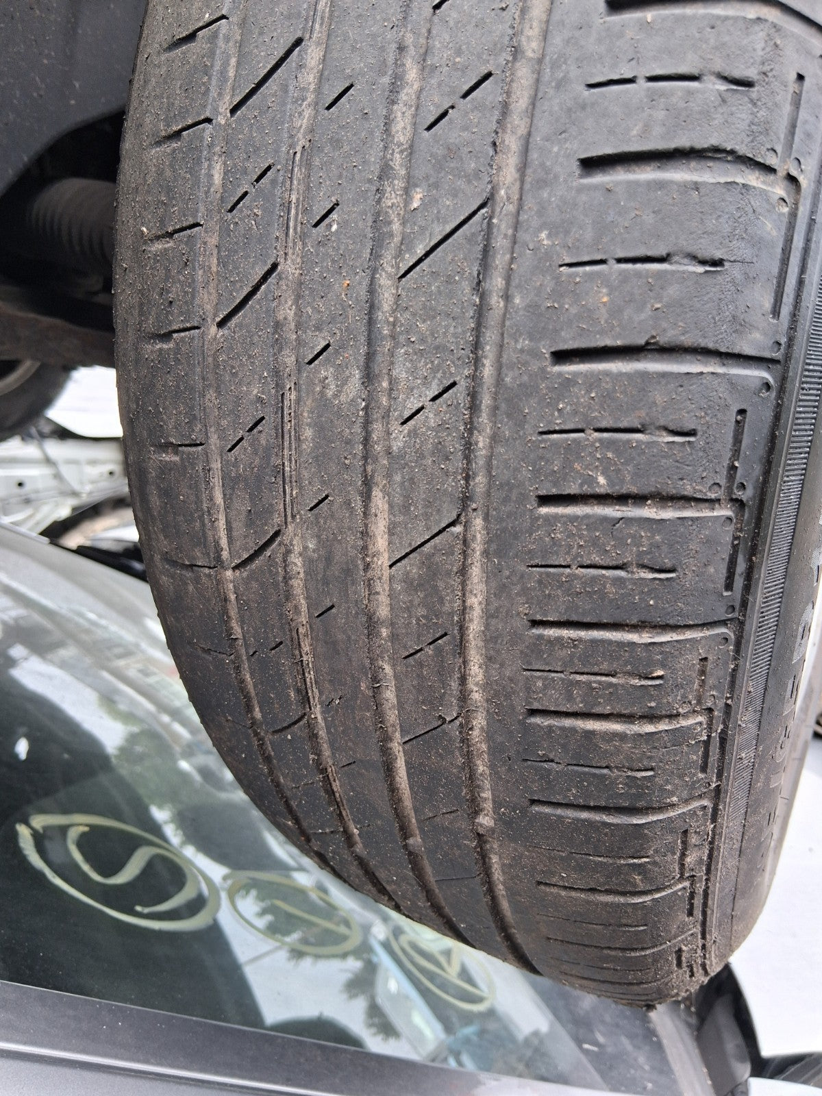 2007 VW VOLKSWAGEN GOLF MK5 15 INCH ALLOY WHEEL WITH TRYE 195/65R15