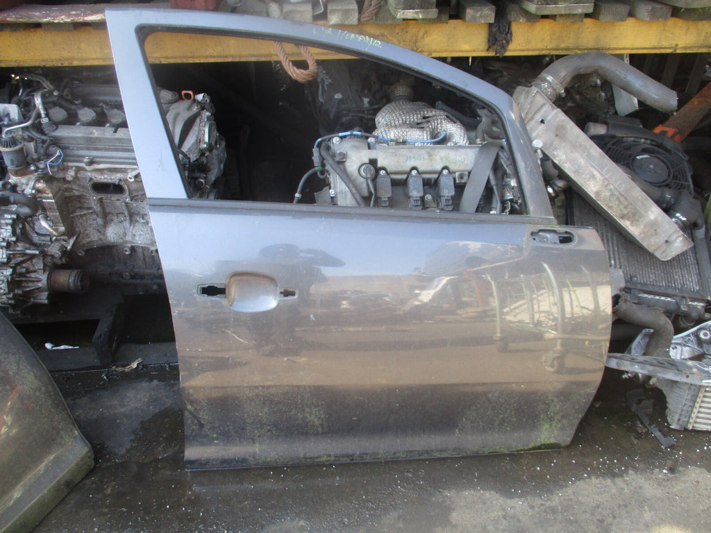 VAUXHALL CORSA D 2012 OSF DRIVER SIDE FRONT DOOR GREY