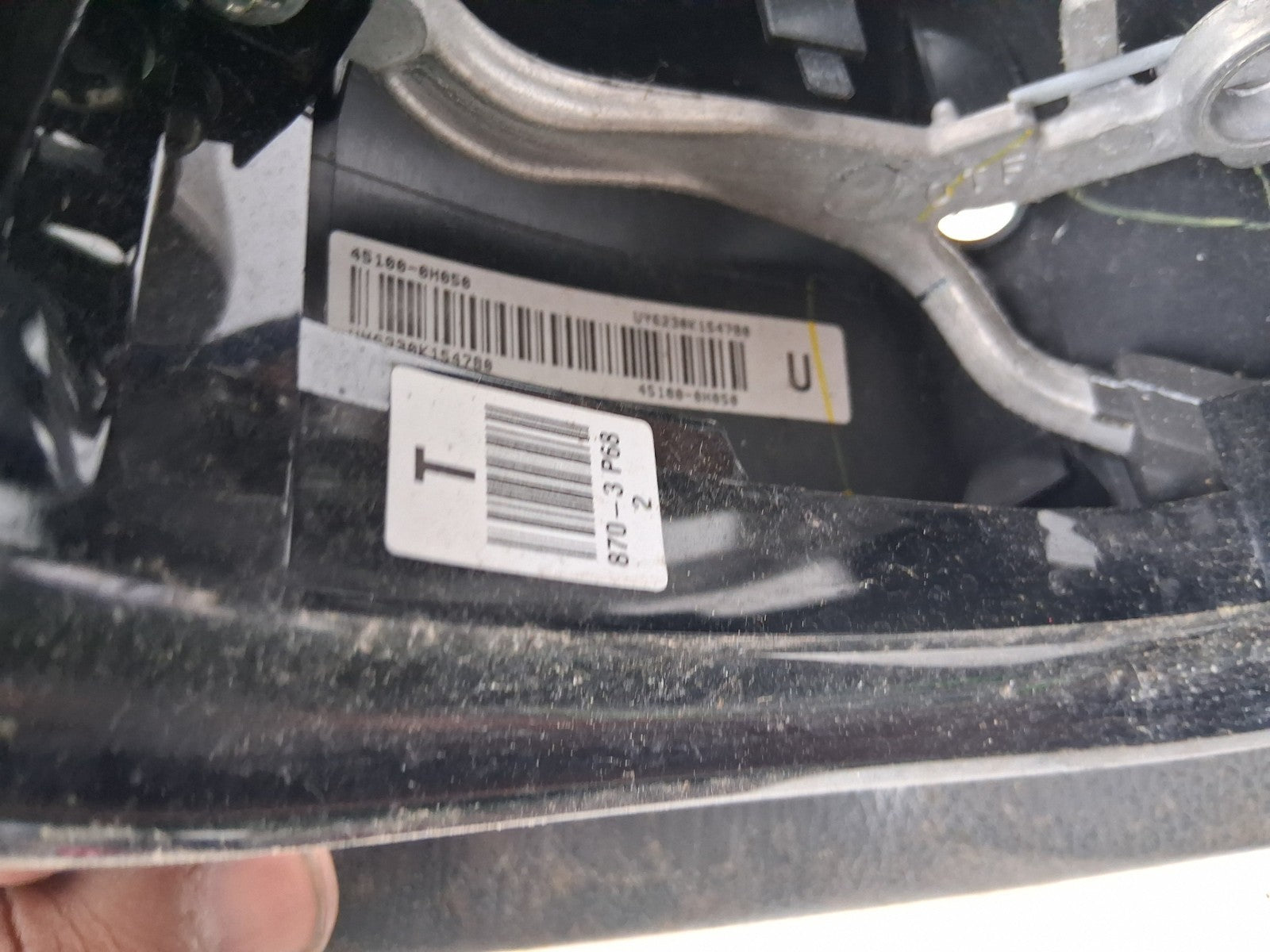 2020 TOYOTA AYGO MK2 3 SPOKE MULTIFUNCTION LEATHER STEERING WHEEL 451000H050